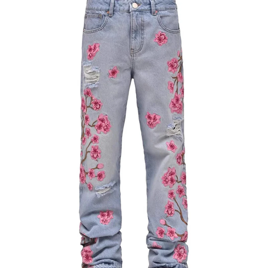 ROSES BLUE - DENIM